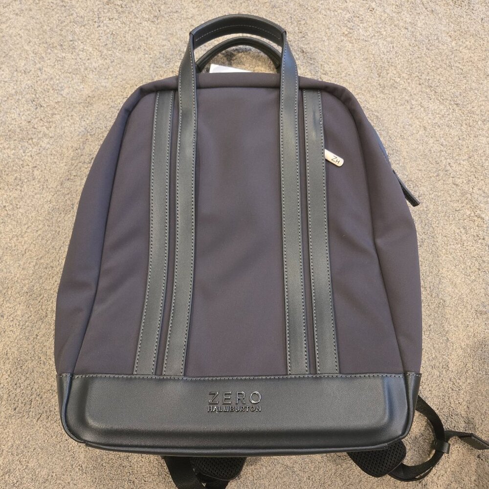NWT Zero Halliburton "Journal Collection" backpack travel business